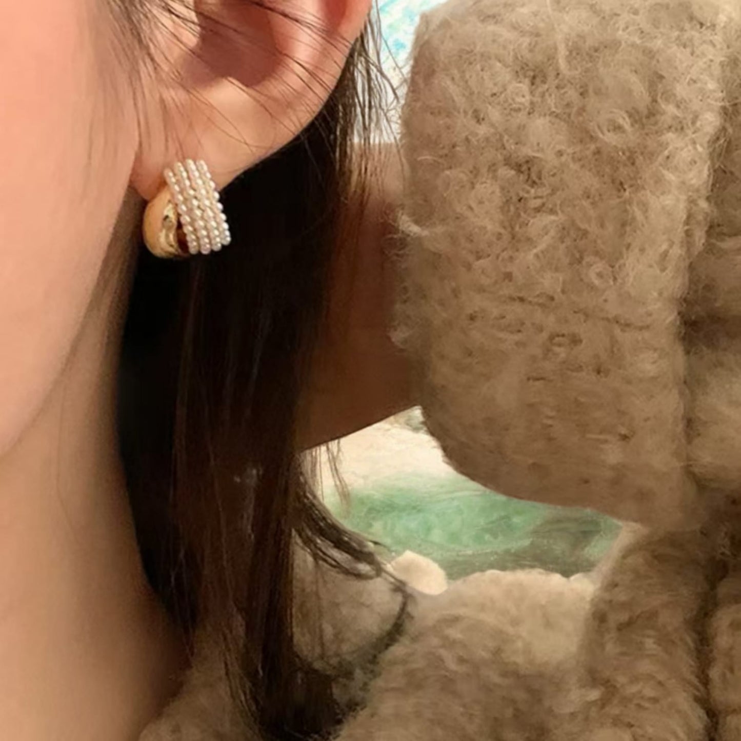 Golden Symphony Earrings