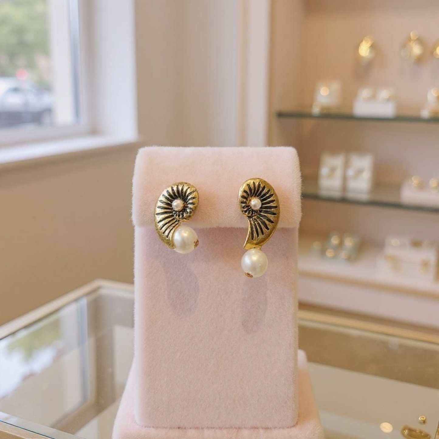 Summer beach earrings