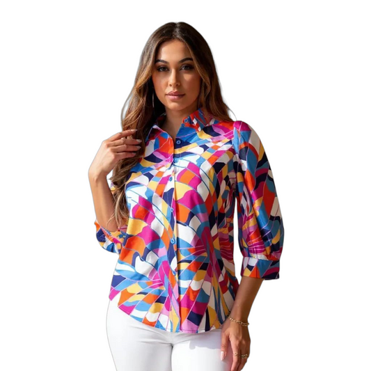Multicolor vibe Top