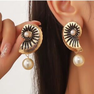 Summer beach earrings